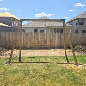 Swingset Assembly and Installation in Leander